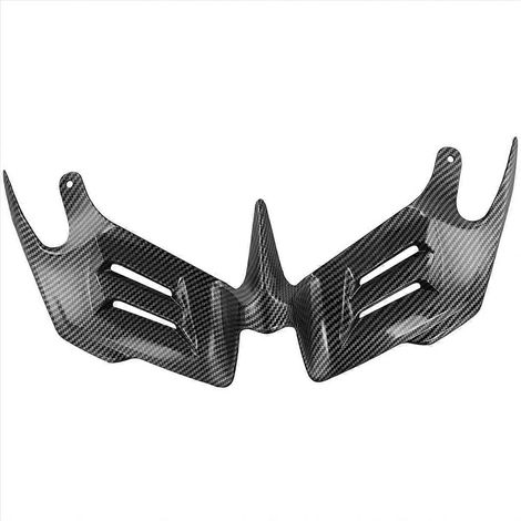 Cubierta frontal con alerones aerodinámicos para carenado de carbono (1/5)