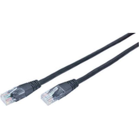 Gembird PP12-0.5M/BK Latiguillo de red rj45 cat5e 0.5m negro (1/2)
