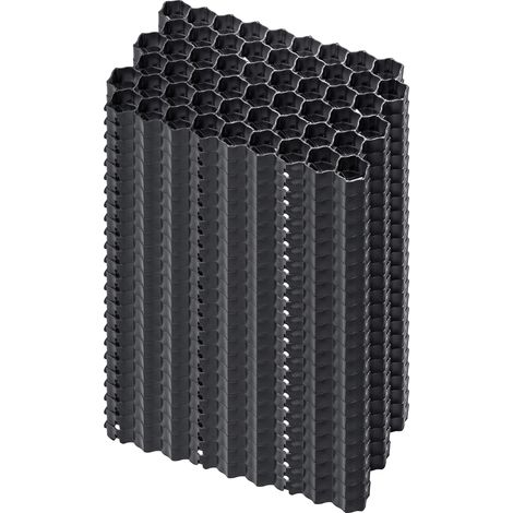 Parkplatzgitter, 60 x 40 x 4 cm, LDPE-Recyclingmaterial, Tragfähigkeit 1000 Tonnen/m², Wetterbeständig, Flexibles Design (1/5)
