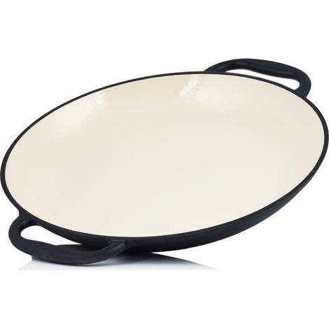 Mahlzeit Padella per paella  Ã˜ 35 cm  Bacca blu  Due manici, Ghisa, Smaltata, Induzione