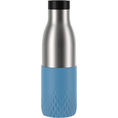 EMSA Bludrop Sleeve N3110700 gourde Fitness, Sports 500 ml Acier inoxydable Bleu, Acier inoxydable (1/4)