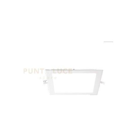 WOMB SQUARE  FARETTO QUADRATO DA INCASSO LED BIANCO 3000K 18W 1470LM 22,5X22,5CM