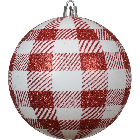 PALLINA DI NATALE CON GLITTER, Ø10 CM, NATALE, ADDOBBI DI NATALE