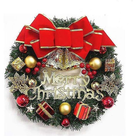 Weihnachtskranz, Türschmuck, hängende Außendekoration, Weihnachtsbaumgirlande