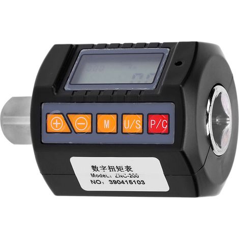 Medidor de par digital, adaptador de llave dinamométrica portátil, comprobador de par eléctrico de alta precisión para pruebas y control de fugas en tapas de contenedores. (1/3)