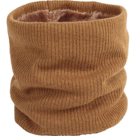 1 cache-cou multifonctionnel chaud et chaud - cagoule d'hiver coupe-vent en polaire pour moto, course à pied, ski et snowboard, pull polaire double couche, chaud, couleur unie, tour de cou tricoté sim (1/4)