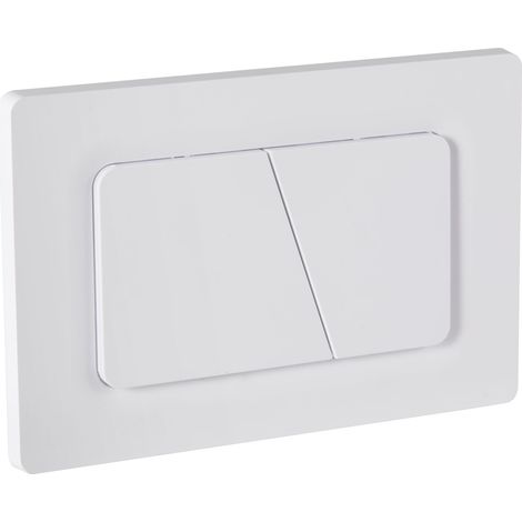 Sigma01/20/30 UP300/UP320 Spülpanel mit Duo-Spülung für verdeckte WC-Spülkästen – matt weiß