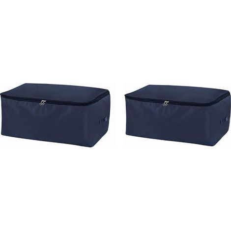 2pcs-sac De Rangement, Sac De Rangement De Vtements Saisonniers,sac Pour Couette, Literie,sac Demenagement,doux Et Robuste, Il Est Impermable L'e (1/5)