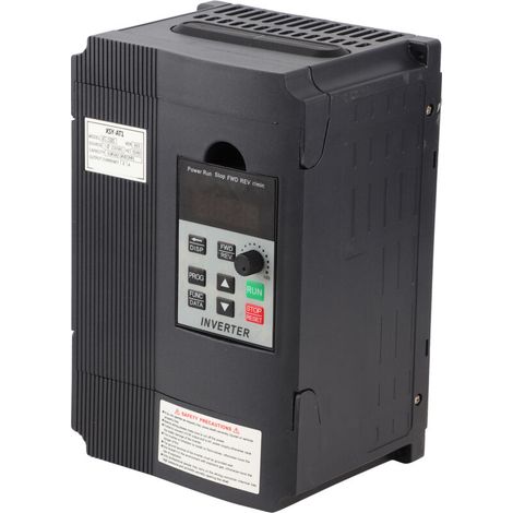 Variateur De Fréquence VFD 220V Monophasé Pour Moteur Triphasé AC 1.5kW Contrôle De Vitesse (1/4)