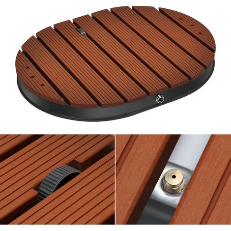 Wolketon Mobile Gartendusche für Pool, Camping & Outdoor – Schnelle Abkühlung im Garten, perfekt nach dem Schwimmen oder Sport