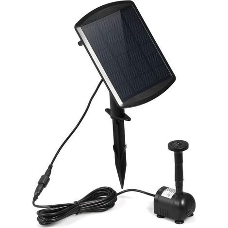 Bardusch-Pompe à Eau Solaire sans Balai - Type à Faible Luminosité avec Support (1/5)