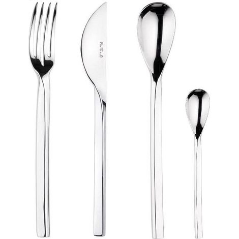 Set 24 posate acciaio inox Pintinox Treccia