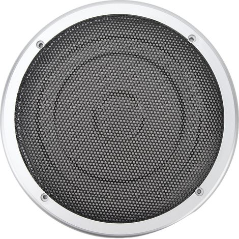 GARRYFIZH Grille de haut-parleur ronde noire de 20 cm (8 pouces), protection décorative universelle contre les rayures, pour voiture, camping-car
