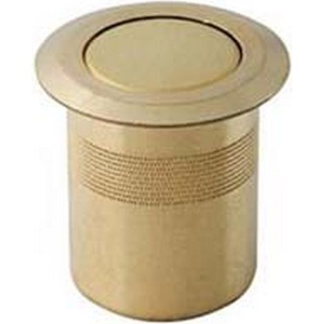 10PZ POZZETTI  A MOLLA ANTIPOLVERE PER SERRATURE OTTONE LUCIDO   -  mm.10