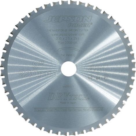 Jepson Drytech HM-Sägeblatt Durchmesser 230 mm / 48Z für Stahl& Inox