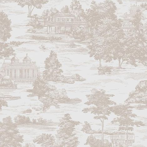 Papier peint autocollant vintage - 44 cm x 3 m - Film adhésif en vinyle - Motif animal rose - Imperméable - Film de protection mural pour meubles - Pour chambre à coucher, salon, cuisine (1/5)