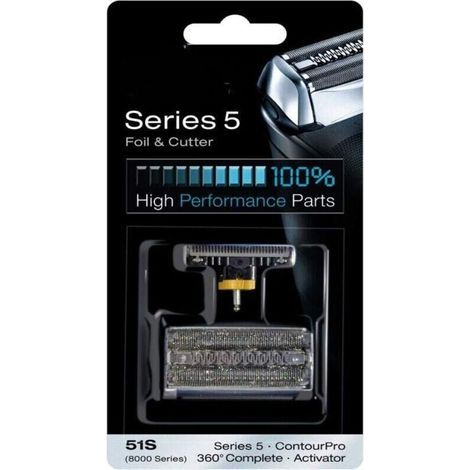 Ersatzklingen für den Braun Series 5 Elektrorasierer, silber - Kompatibles Produkt