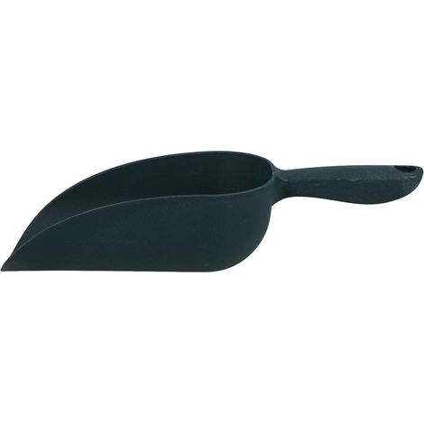 Piccola paletta da giardino in plastica verde scuro, attrezzo ergonomico per rinvaso e diserbo, vanga leggera multiuso per giardinaggio e manutenzione esterna, accessorio
