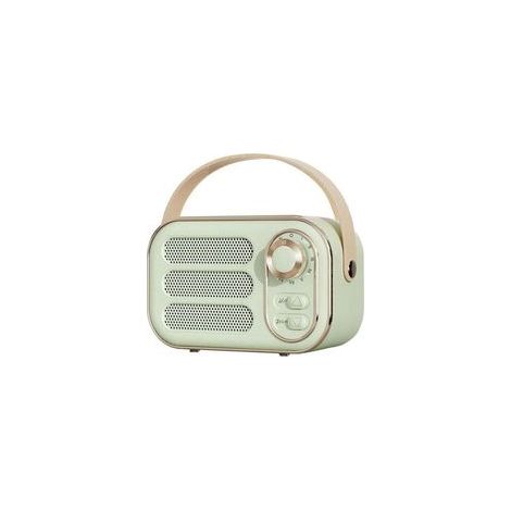 Vert - Retro Speaker 360 Stereo Effect Bluetooth Mini Speaker Vintage Radio Home Decor Sound Box pour Outdoor (1/3)