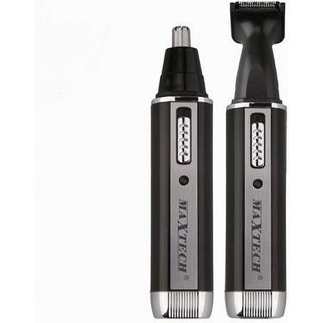 TRADE SHOP - Mini Rasoio Ricaricabile 2in1 Rifinitore Peli Naso Barba Portatile 3w Rif-na007 - (1/3)