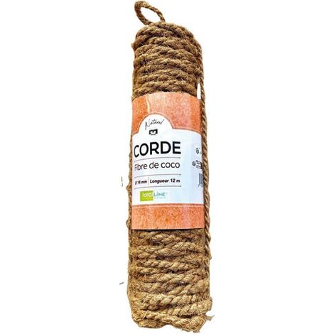 JARDILINE - Corde en fibre de coco 12m