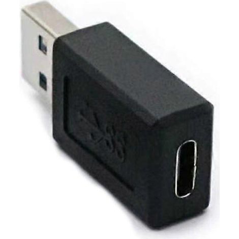 Adaptateur convertisseur USB 3.0 mâle vers USB-C femelle offrant une synchronisation de données rapide (1/4)