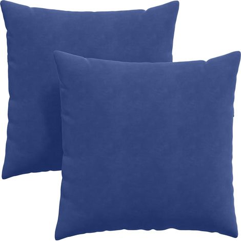 Maison Exclusive - Sofakissen 2 Stück Polizeiblau 60 x 60 cm Cord