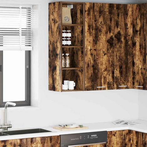 Hängeschrank Geräucherte Eiche 30 x 29,5 x 100 cm Holzwerkstoff