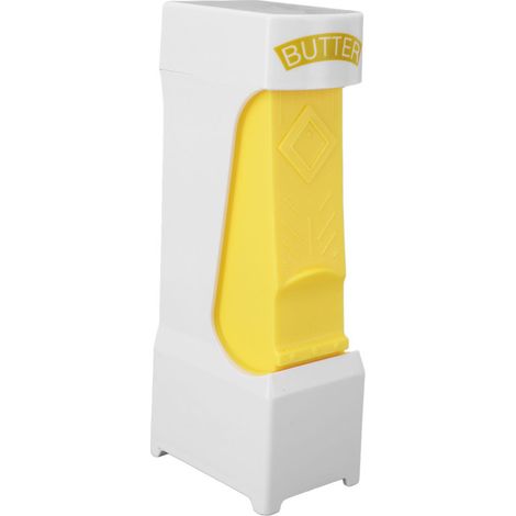 Coupe-beurre en bâtonnet ABS, distributeur de beurre et de fromage à un clic avec lame en acier inoxydable pour la confection de pains et de gâteaux.