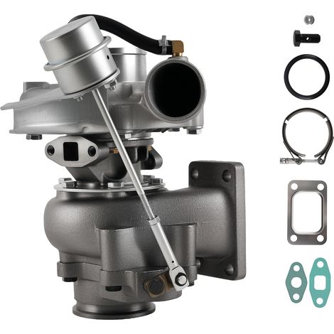 T3 Universal Turbo cargador 0.63 A/R Turbine Brida V Banda for 1.5L-2.5L (1/5)