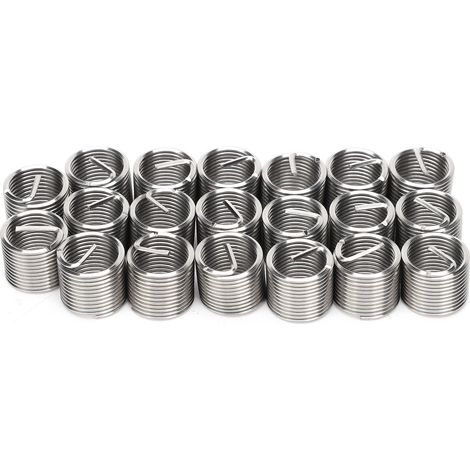 Lot de 20 réducteurs de filetage, douilles de conversion, vis de fixation M12 x 1,25 x 1,5D