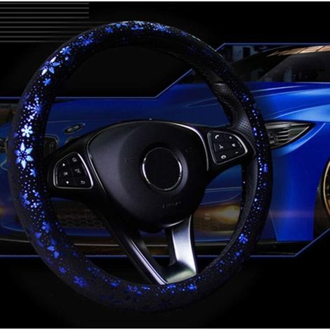 Coprivolante antiscivolo e lucido con motivo a fiocchi di neve, disponibile in 4 colori. (1/3)
