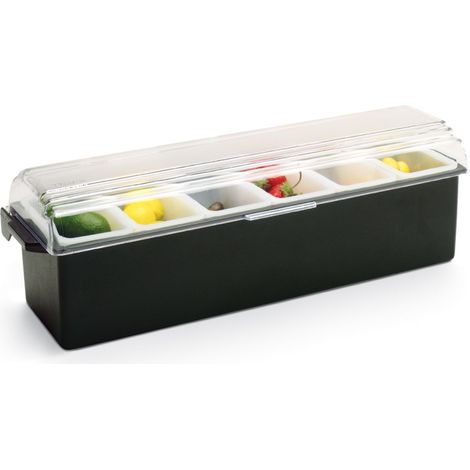 Boîte à Condiments Plastique 4 Compartiments - Pujadas