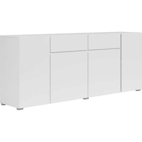 Buffet 4 portes 2 tiroirs Maxis Blanc (1/5)