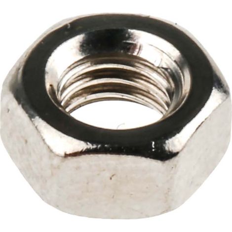 Écrou hexagonal RS PRO, M5, Laiton Nickelé ( Prix pour Sachet de 100 ) (1/3)
