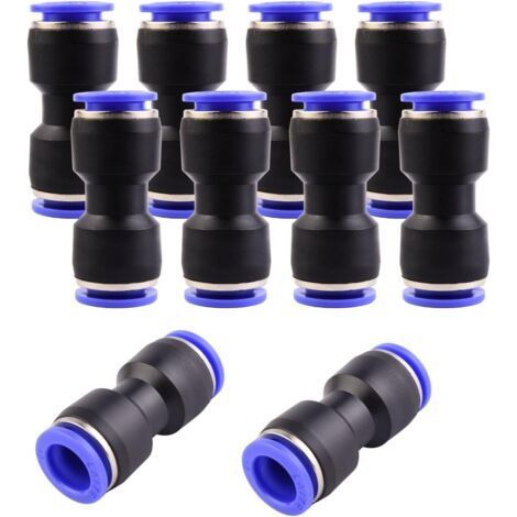 10 Stück 16-mm-3-Wege-Y-Verteiler, pneumatische Anschlüsse, Schnellkupplungen aus Kunststoff, PY-PU12-mm-Druckluftleitungsadapter (1/5)