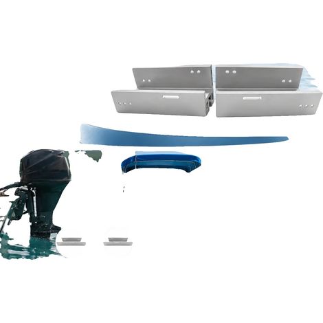Placa de montaje, aleación de aluminio, 101038,5 cm, soporte para motor fueraborda, grosor del producto 10 mm, diámetro del orificio 12,6 mm (1/5)