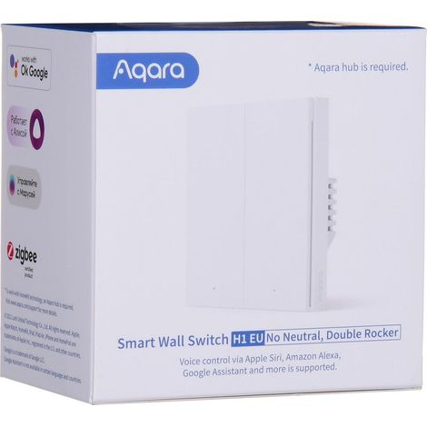 Xiaomi Aqara H1 Interruptor inteligente blanco compacto (1/3)