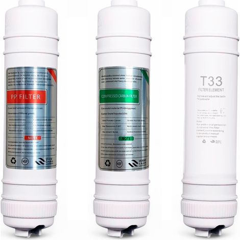 Offizielles Wechselkit 3 Filter für Umkehrosmose-Systeme FONPUR - Schnellanschluss Steckverbindung Typ I (1/5)