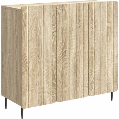 vidaXL  Sideboard  Sonoma Oak 89 x 34.5 x 82 cm Engineered Wood