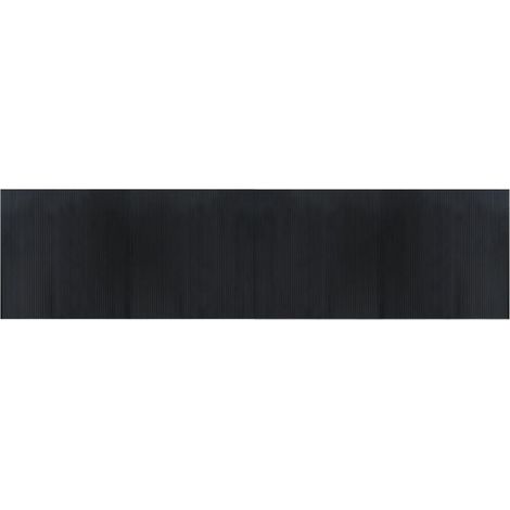 Teppich Rechteckig Schwarz 100x400 cm Bambus vidaXL (1/5)
