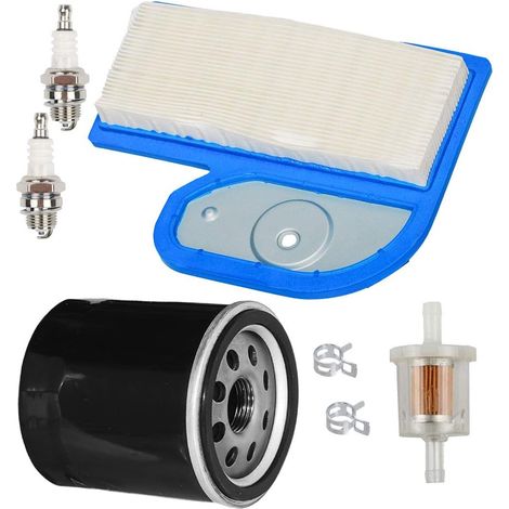 M137556 Filtre à air avec Filtre à Huile AM107423 et Bougie d'allumage Compatible with Tondeuse à Gazon LT180 LTR180 LX277 GT235 GT235E (1/5)