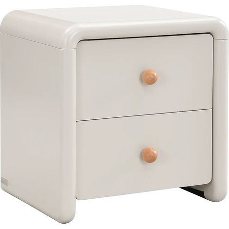 Comodino con 2 cassetti Beige - SELORINA (1/5)