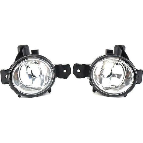 Lot de 2 feux antibrouillard avant pour voiture (ampoules non incluses), compatibles avec BMW X1, X3, X5 E70 (2007-2010), références : 63177184317 et 63177184318 (1/5)