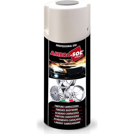 V400CAR/FIN Émail/Vernis Finition Carrosserie, Résistant aux Rayures, Alcool et Essence, Idéal pour Peindre les tracteurs, Aérosol en Fer Blanc Recyclable 400 ml, Transparent