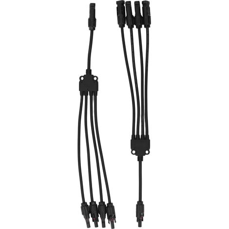 Stück Solar-Y-Verbinder, 1-zu-4-Splitter für PV-Kabel, 1000-V-DC-Stecker (1/5)