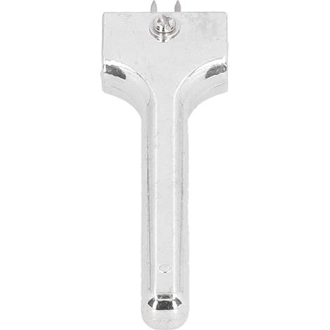 Outil de perçage à fourche réglable avec fixation magnétique, outil de bricolage argenté (1/5)