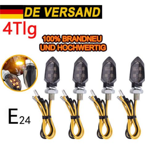 mini clignotants LED universels pour moto et scooter, 12 V, 6 W, M8 DE (1/5)
