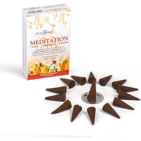 Cônes d'encens de méditation- Vendu par 1 (1/2)