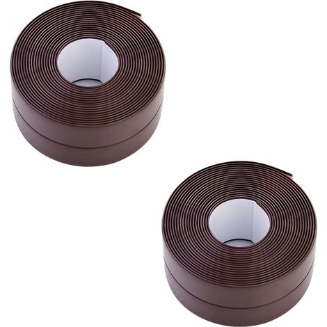 2 plinthes souples, bande d'extrémité autocollante, ruban d'étanchéité pour joints (1/5)